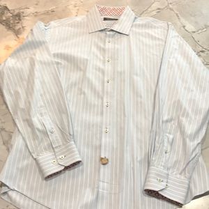 Michelsons Est. 1937 London Men’s Pinstriped Shirt